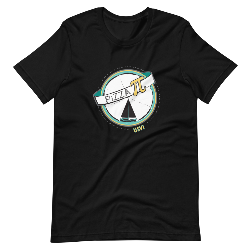 Pizza Pi Logo Short-Sleeve Unisex T-Shirt