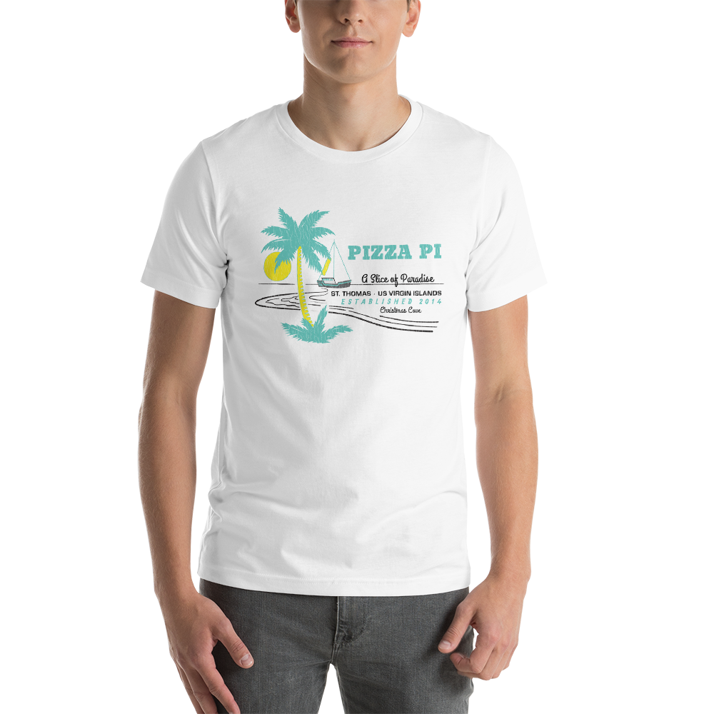 Pizza Pi "Slice of Paradise" Unisex T-Shirt