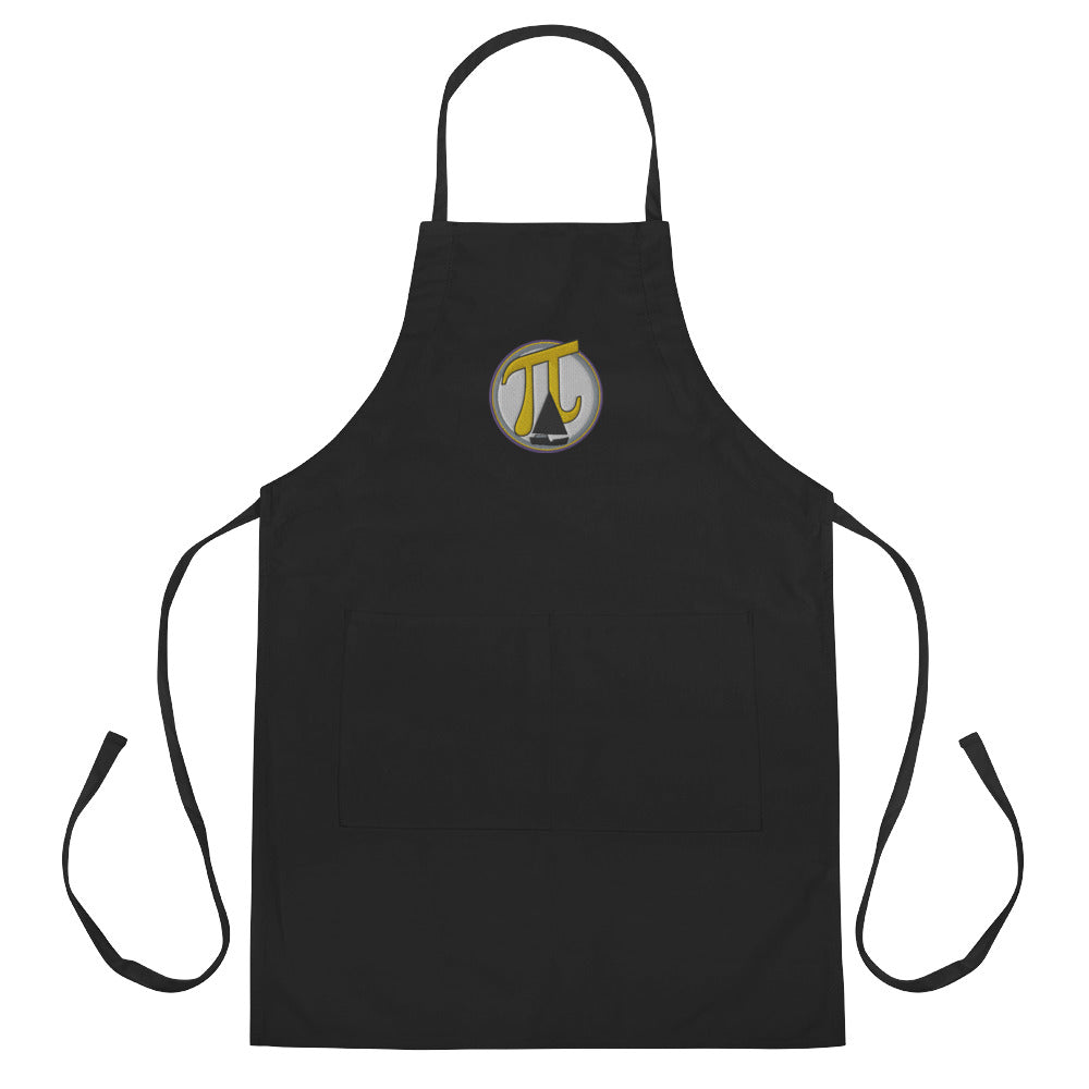 Pizza Pi Embroidered Apron