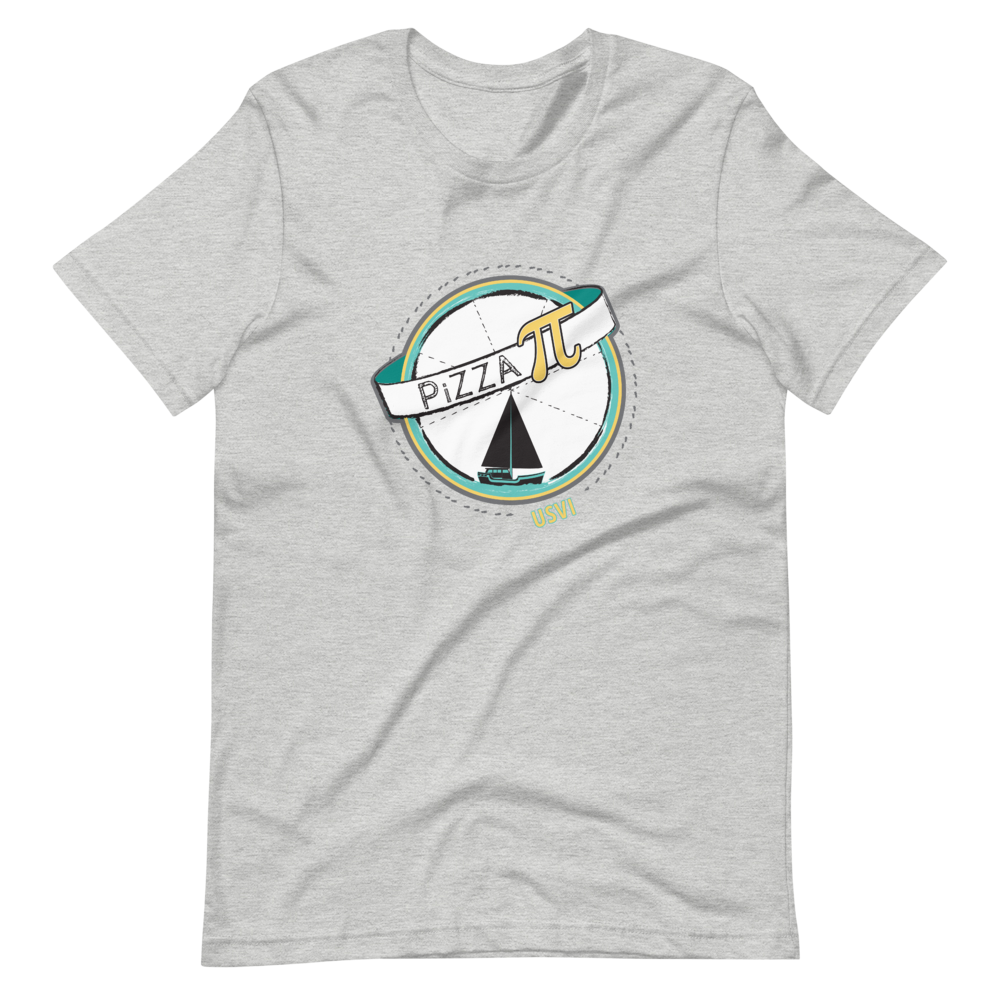 Pizza Pi Logo Short-Sleeve Unisex T-Shirt