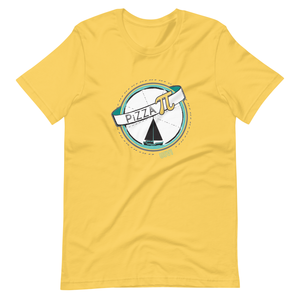 Pizza Pi Logo Short-Sleeve Unisex T-Shirt