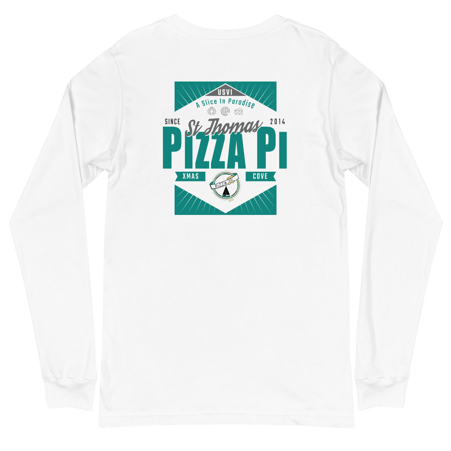 Pizza Pi USVI Long-Sleeve T-Shirt