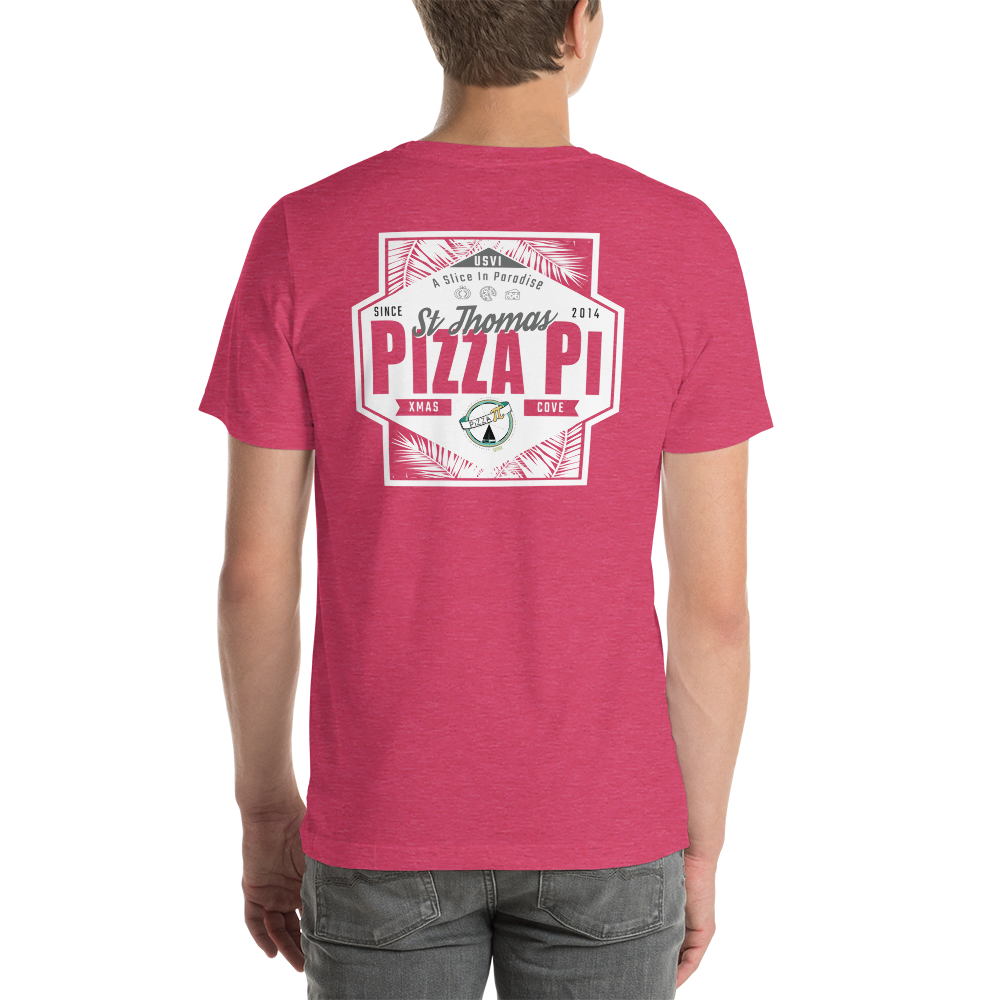 Pizza Pi Double-sided Unisex t-shirt