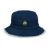 Pizza Pi Distressed denim bucket hat