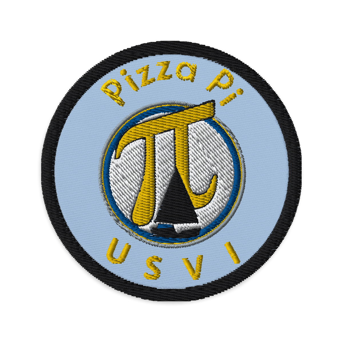 Pizza Pi Logo Embroidered patches