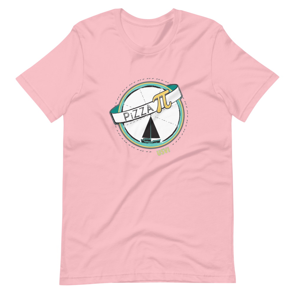 Pizza Pi Logo Short-Sleeve Unisex T-Shirt